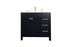 Aria Wood Black Bathroom Vanity Black 1