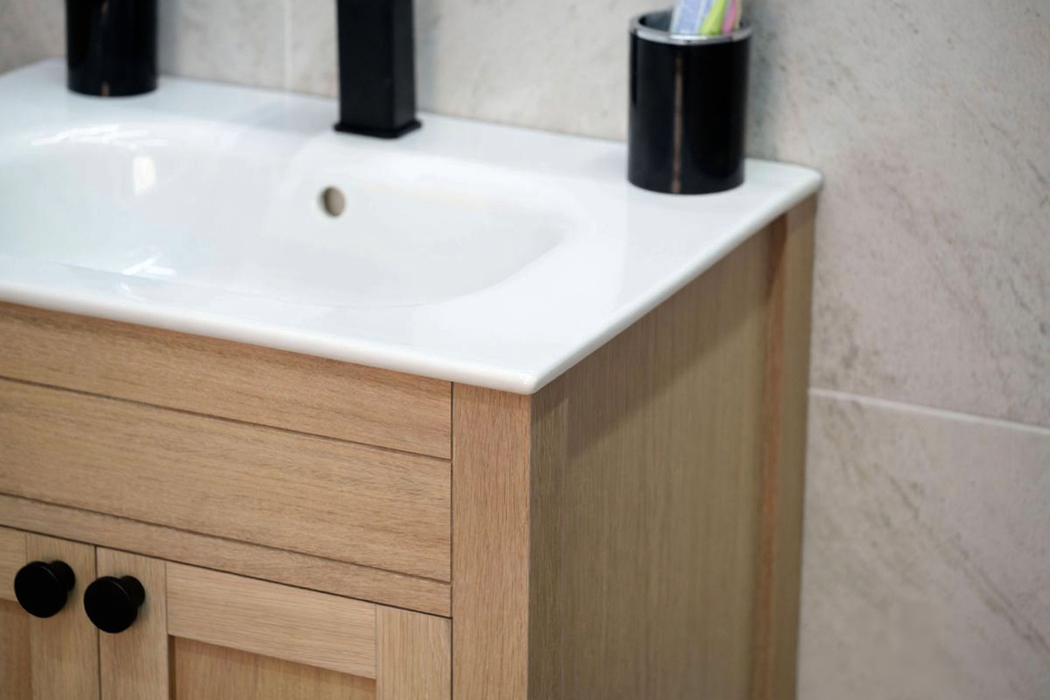 Aria Wood Natural Oak Bathroom Vanity Natural Oak 5