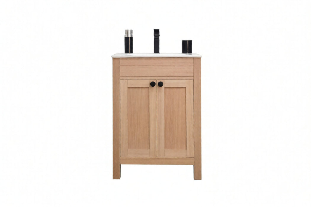Aria Wood Natural Oak Bathroom Vanity Natural Oak 1