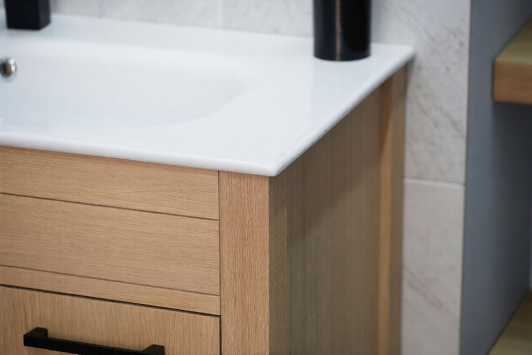Aria Wood Natural Oak Bathroom Vanity Natural Oak 5