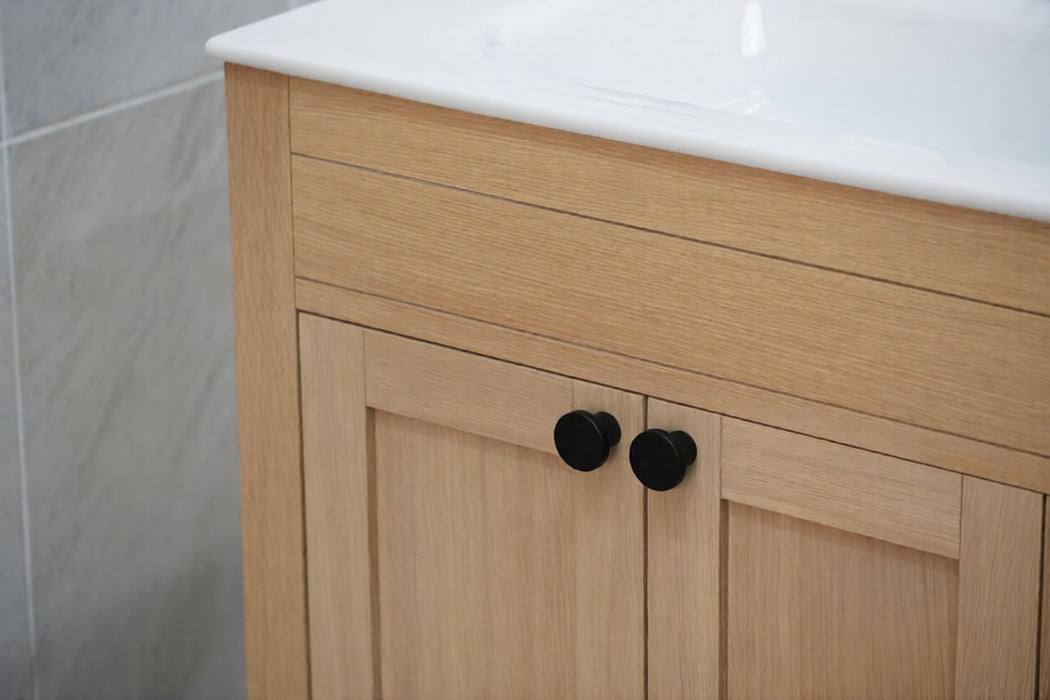 Aria Wood Natural Oak Bathroom Vanity Natural Oak 6