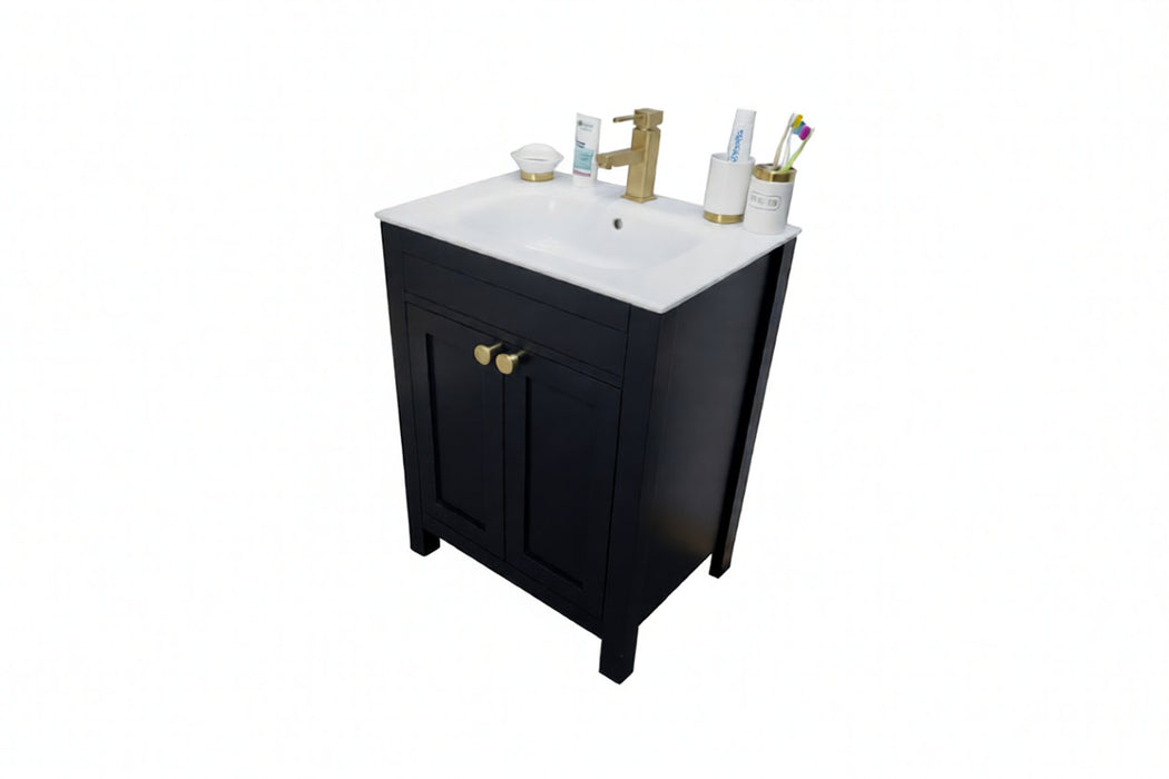 Aria Wood White Bathroom Vanity White 3