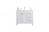 Aria Wood White Bathroom Vanity White 1