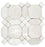 Zellige Classique Terracotta Art in Atlas White Mosaic Glossy 1