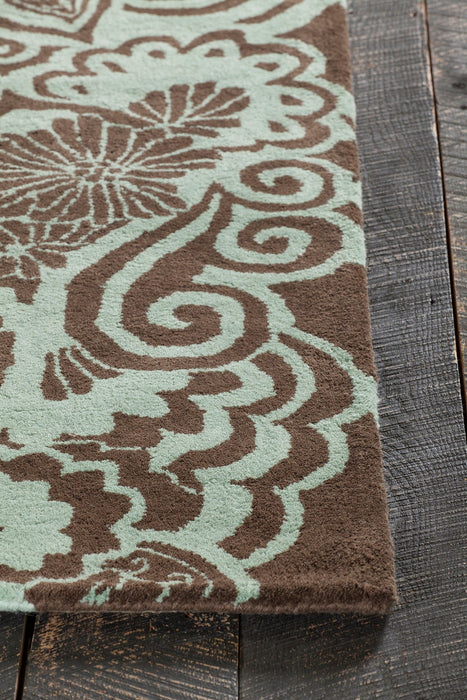 Wool 6400 Area Rug Textured 1