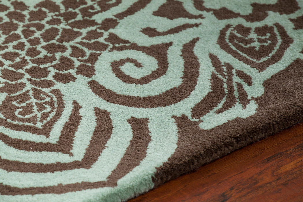 Wool 6400 Area Rug Textured 3