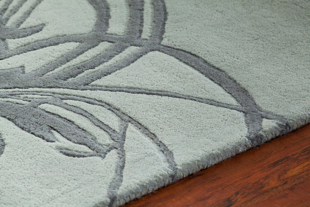 Wool 6401 Area Rug Textured 3