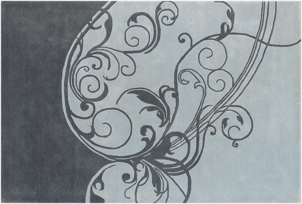Wool 6401 Area Rug Textured 2