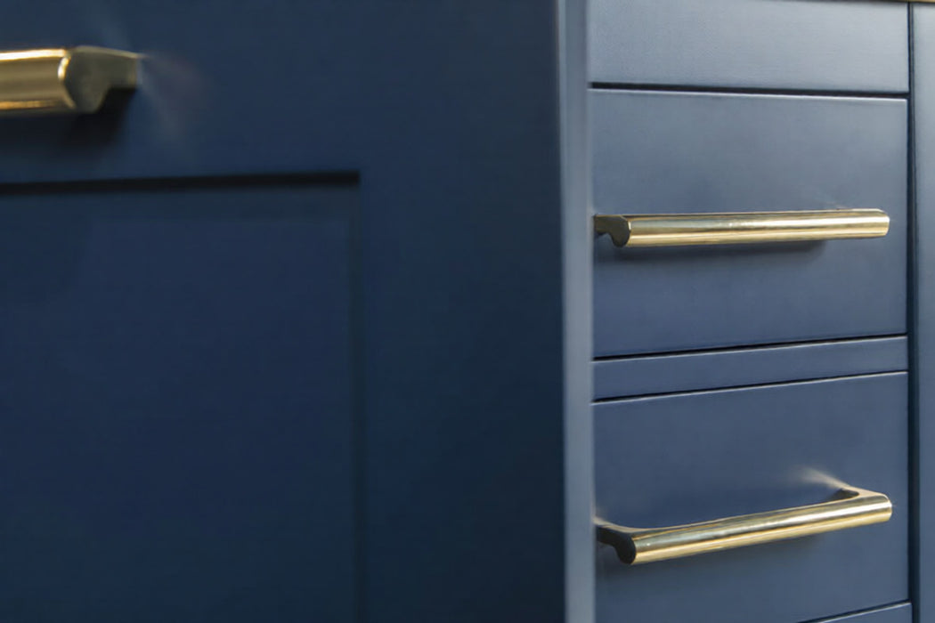 Ashley Wood Navy Blue Bathroom Vanity Navy Blue 4