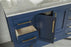 Ashley Wood Navy Blue Bathroom Vanity Navy Blue 5
