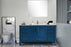 Ashley Wood Navy Blue Bathroom Vanity Navy Blue 2