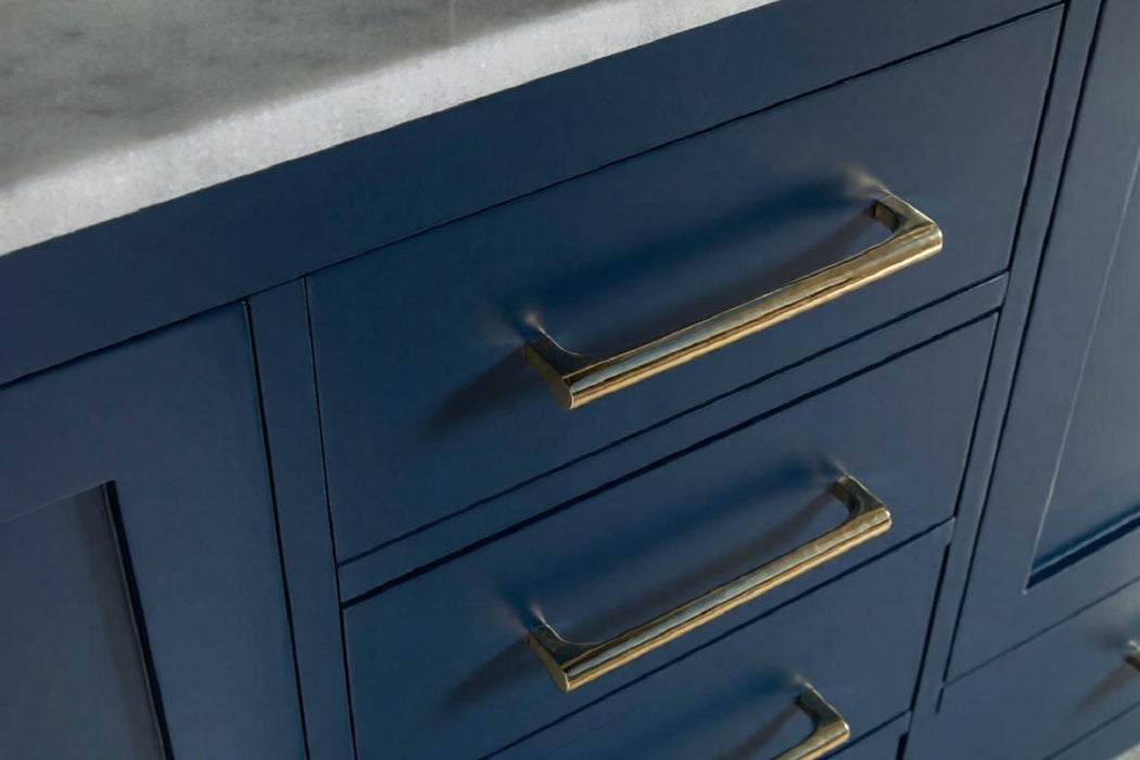 Ashley Wood Navy Blue Bathroom Vanity Navy Blue 3