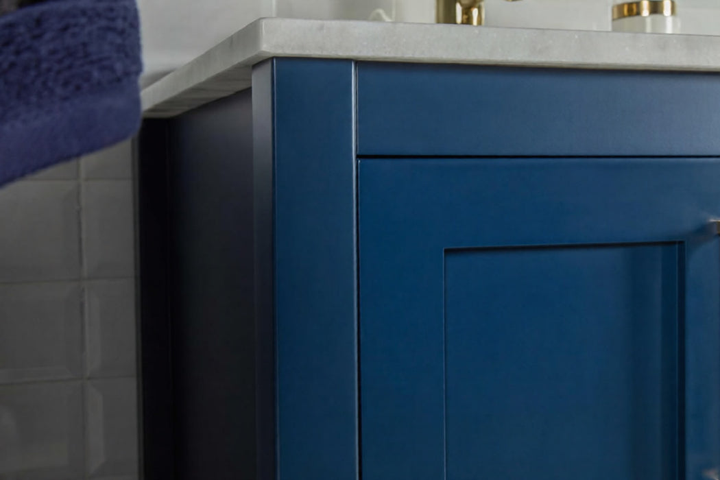 Ashley Wood Navy Blue Bathroom Vanity Navy Blue 4