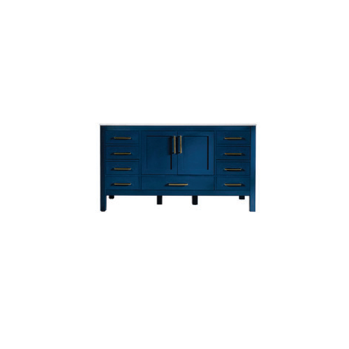 Ashley Wood Navy Blue Bathroom Vanity Navy Blue 1