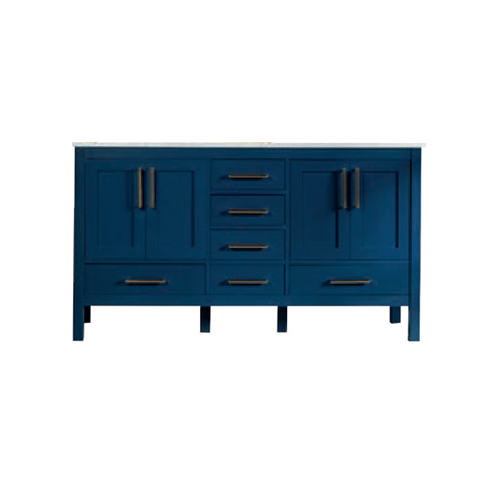 Ashley Wood Navy Blue Bathroom Vanity Navy Blue 1