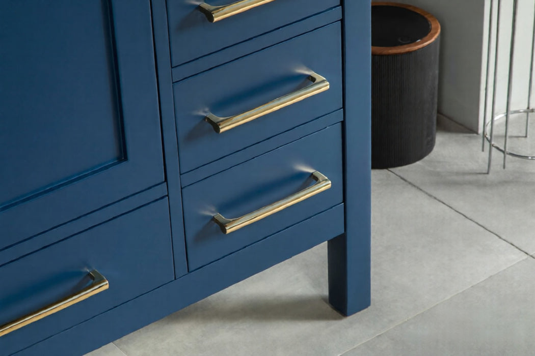 Ashley Wood Navy Blue Bathroom Vanity Navy Blue 3