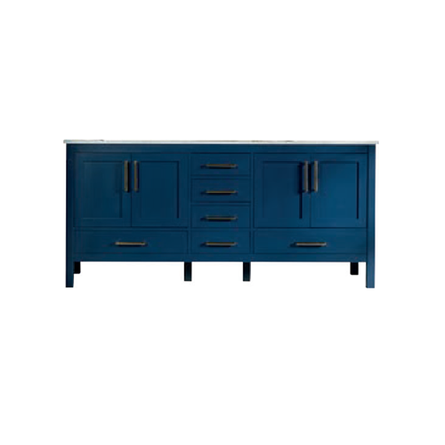 Ashley Wood Navy Blue Bathroom Vanity Navy Blue 1