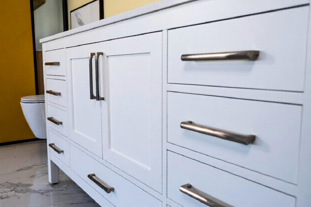 Ashley Wood White Bathroom Vanity White 4