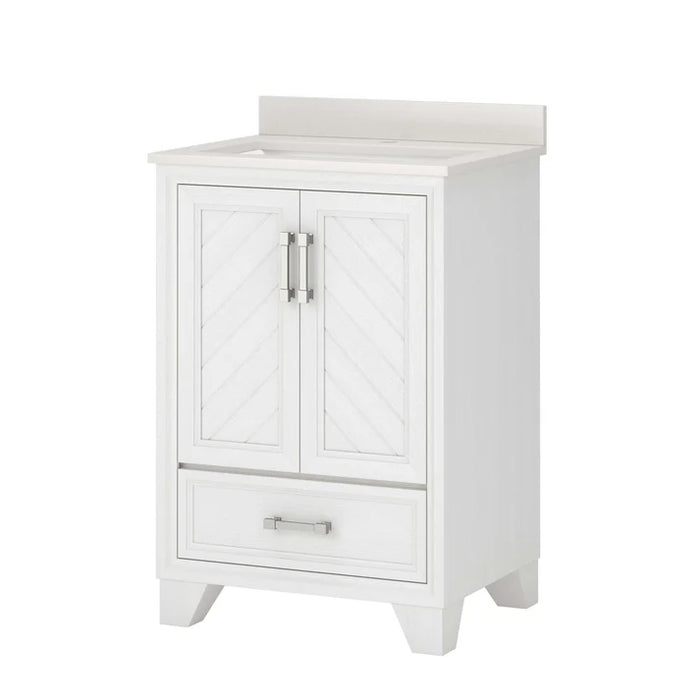 Ashlow Wood White Oak Bathroom Vanity White Oak 7