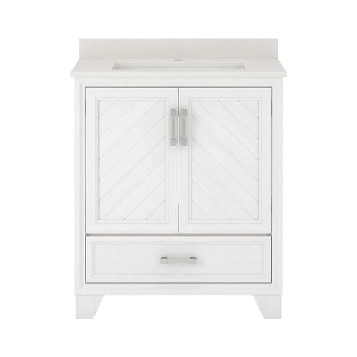 Ashlow Wood White Oak Bathroom Vanity White Oak 2