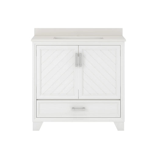 Ashlow Wood White Oak Bathroom Vanity White Oak 2