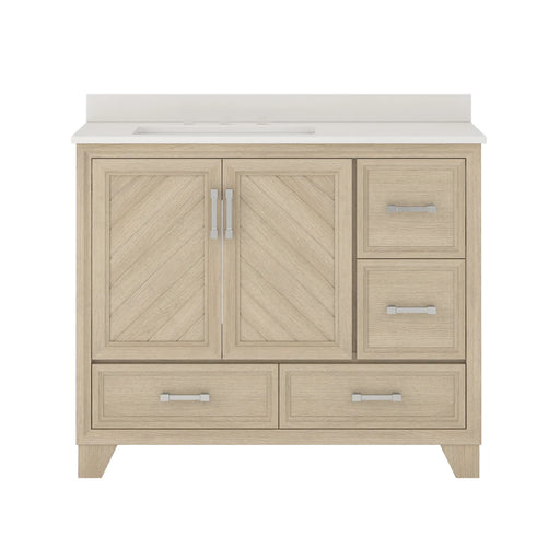 Ashlow Wood Natural Oak Bathroom Vanity Natural Oak 1