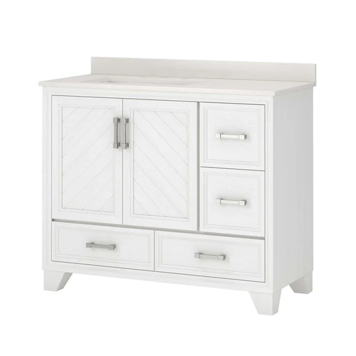Ashlow Wood White Oak Bathroom Vanity White Oak 6