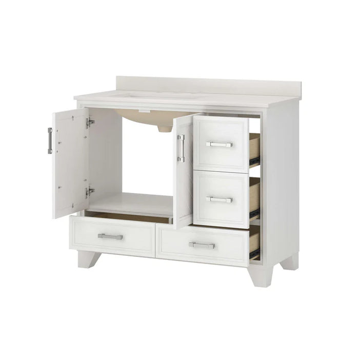 Ashlow Wood White Oak Bathroom Vanity White Oak 7