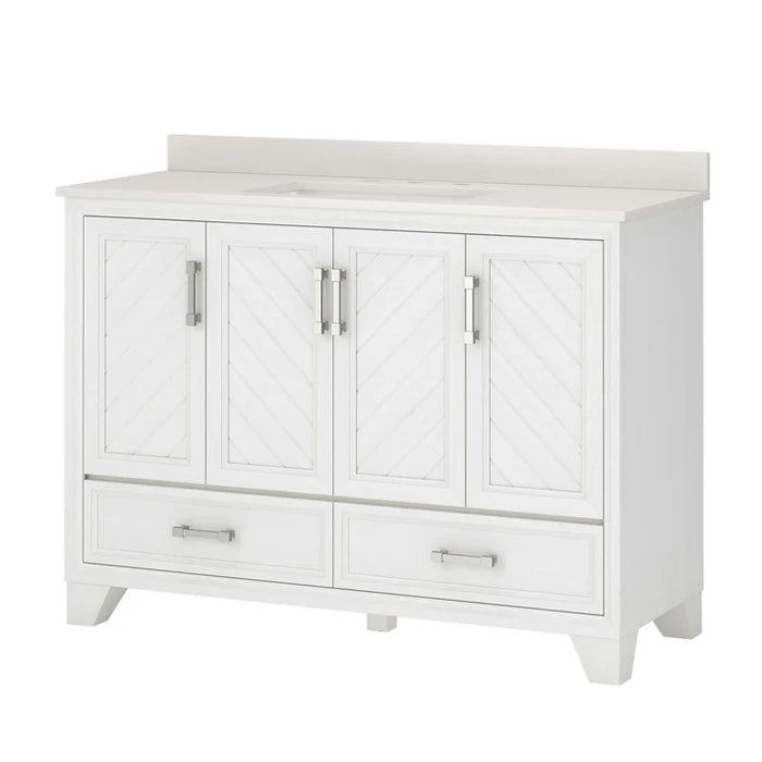 Ashlow Wood White Oak Bathroom Vanity White Oak 7