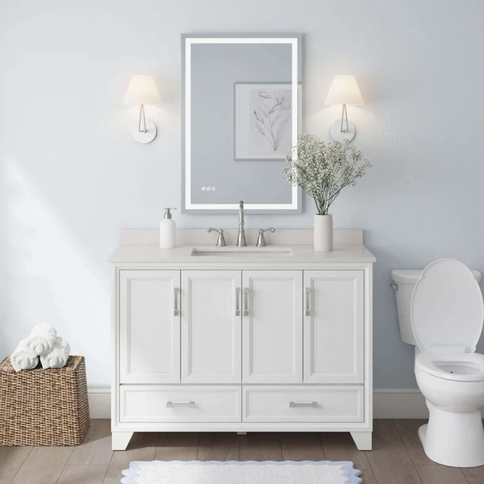 Ashlow Wood White Oak Bathroom Vanity White Oak 10