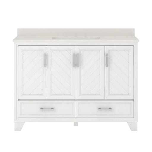 Ashlow Wood White Oak Bathroom Vanity White Oak 6
