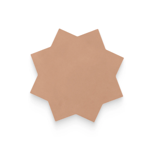 Atelier Terracotta Star Porcelain Tile - Matte