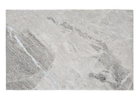 Atlantic Gray Fine Picked Satin Marble Modern Coping - 16" x 24" x 2"