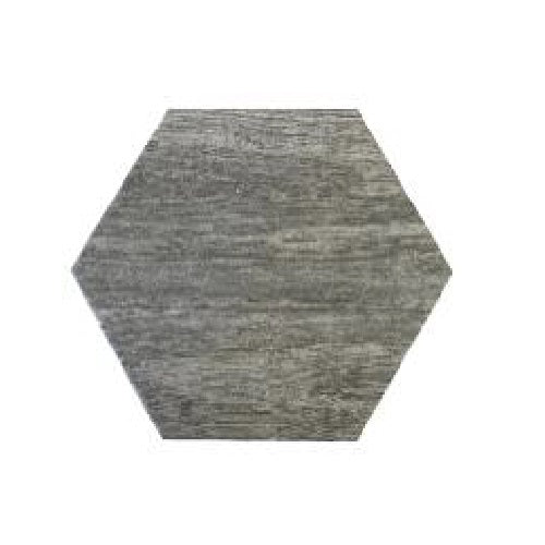 Full Tile Sample - Atlas Gris Hexagon Porcelain Tile - 10" x 10" x 3/8" Matte