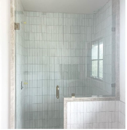 Zellige Classique Terracotta Atlas White Tile Glossy 4