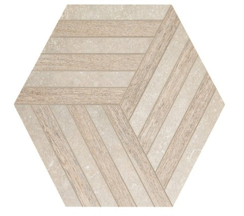 Atmospheres Harmonie Porcelain Mosaic - Hexagon
