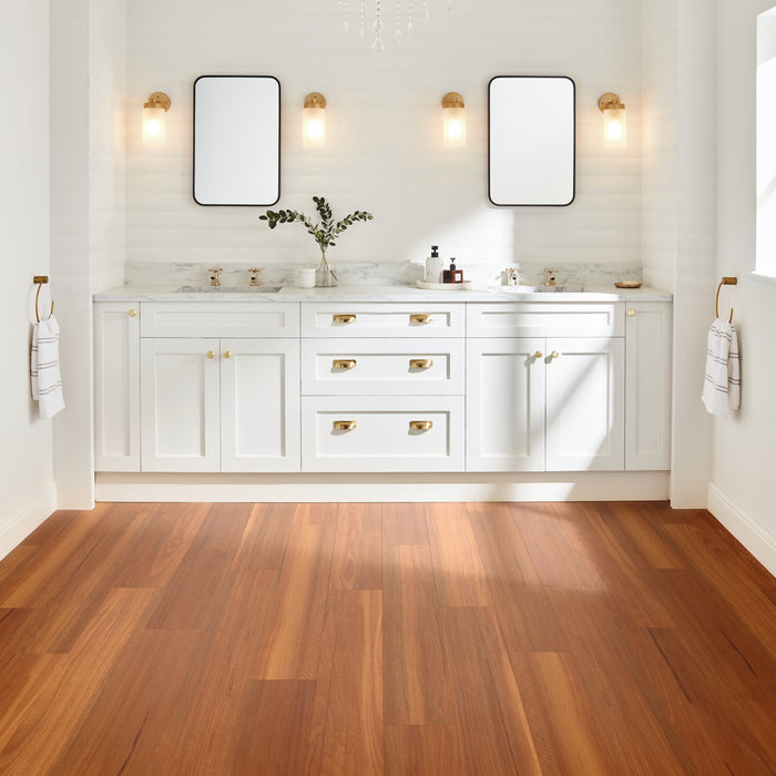 Van Gogh Auburn Spotted Gum Rigid Core Luxury Vinyl Tile - Polyurethane