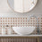 Sentier Porcelain des Cotto Dot with White Dog Bone Bsktwv Mosaic Satin 2