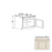 Classic Style Wood Charleston White Base Cabinet Charleston White 1