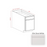 Slim Shaker Style Wood Dove White Base Cabinet Dove White 1