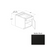 Frameless European Style Wood Matte Black Base Cabinet Matte Black 1