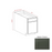 Slim Shaker Style Wood Aston Green Base Cabinet Aston Green 1