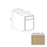 Slim Shaker Style Wood White Oak Base Cabinet White Oak 1