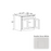 Double Shaker Style Wood Dove White Base Cabinet Dove White 1