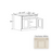 Classic Style Wood Charleston White Base Cabinet Charleston White 1