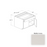Frameless European Style Wood Matte Ivory Base Cabinet Matte Ivory 1