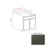 Slim Shaker Style Wood Aston Green Base Cabinet Aston Green 1