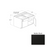 Frameless European Style Wood Matte Black Base Cabinet Matte Black 1