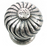 French Twist Zinc Alloy Cabinet Knob Distressed Pewter 1
