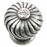 French Twist Zinc Alloy Cabinet Knob Distressed Pewter 2